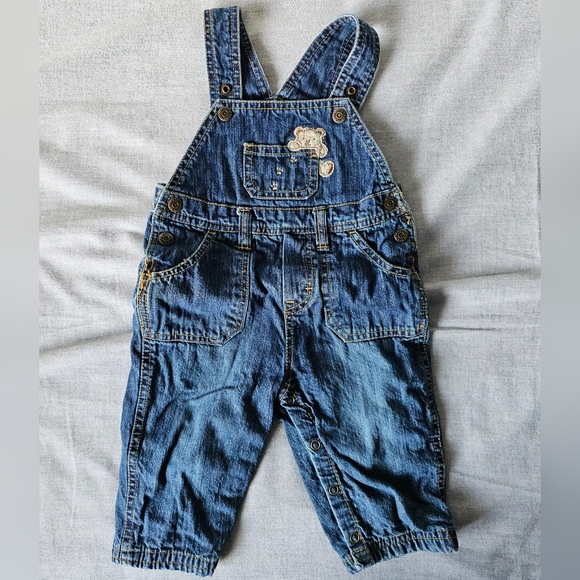 The Children's Place | 3-Piece Overalls, Shirt and Sweater Set - Picture 10 of 13